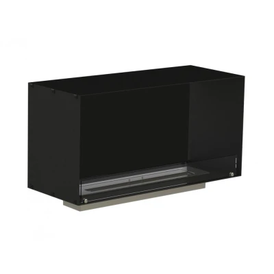 Foco One 1000 - Built-in bioethanol fireplace insert Foco One 1000 - Modern built-in bioethanol fireplace insert with a one-sided open design