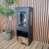 Cheyenne freestanding bioethanol fireplace in wood-burner stove style