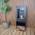 Cheyenne freestanding bioethanol fireplace in wood-burner stove style