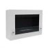 Nebraska White - Square wall-mounted bioethanol fireplace