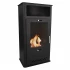 Boston bioethanol fireplace in traditional fireplace design