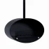 Halifax Black Oval Suspended Bio Fireplace 60 cm