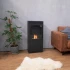 Jackson Ethanol stove in square design