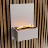 ScandiFlames Electric Brekke White steam fireplace