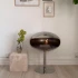 Cocoon Pedestal bio fire in steel 