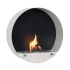 Delaware White - Round wallmounted bioethanol fireplace