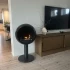 Edmonton Bioethanol Fireplace - Freestanding fireplace with sphere-shaped frame