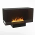 Foco Corner Left 1000 hybrid fireplace for built-in installation