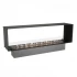 Foco Two 1800 - 180 cm wide tunnel built-in bioethanol fireplace