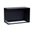 Foco Corner Left 800- Left sided corner bioethanol fireplace