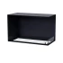 Foco Corner Right 800- Right sided corner bioethanol fireplace