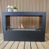 ScandiFlames Lansing L - Black Bioethanol Fireplace