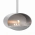 Halifax Steel Oval Ceiling Pendant Bio fireplace 60 cm