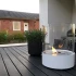 Southwark White - Round tabletop bioethanol fireplace