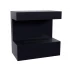 ScandiFlames Electric Late - Black Wall-Mounted Opti-myst Fireplace