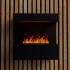 ScandiFlames Electric Late - Black Wall-Mounted Opti-myst Fireplace