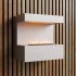 ScandiFlame Electric Late - White Wall-Mounted Opti-myst Fireplace