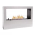 ScandiFlames Lansing L - White Bioethanol Fireplace