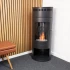 Washington - Black bioethanol wood-burning stove