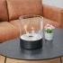 Southwark Black - Round tabletop Bioethanol fireplace