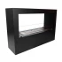 ScandiFlames Lansing L - Black Bioethanol Fireplace