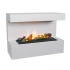 ScandiFlame Electric Steinsdal - White Wall-mounted Opti-myst Fireplace