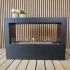 ScandiFlames Lansing L - Black Bioethanol Fireplace