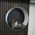 Delaware White - Round wallmounted bioethanol fireplace